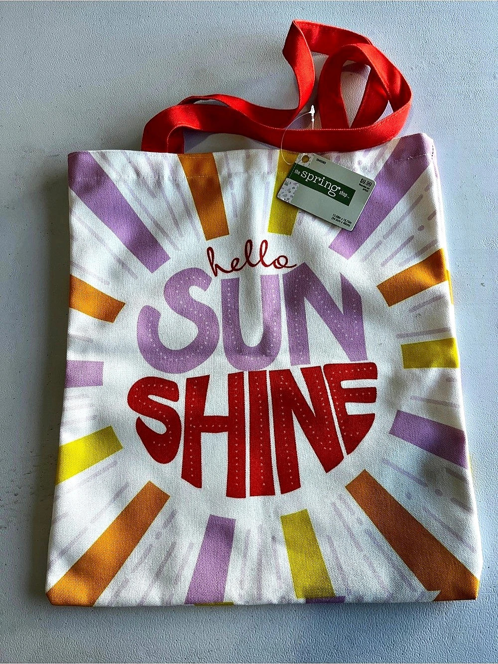 The Spring Shop Hello Sunshine Printed Tote